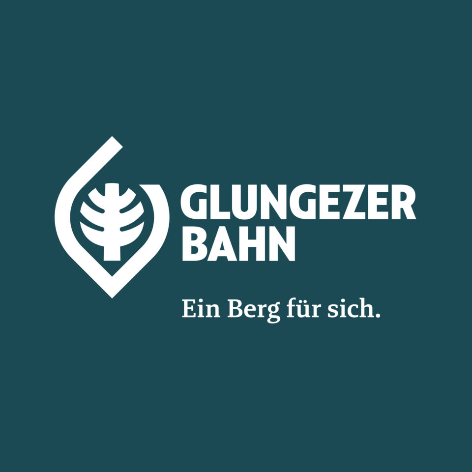 Glungezer Bahn Logo mit Claim